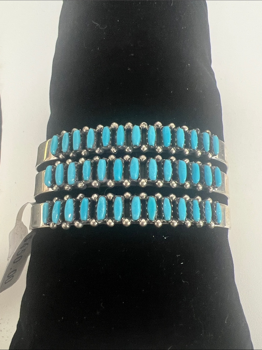 Native American hand made Turquoise Multi-Row Cuff Bracelet - Women Jewelry